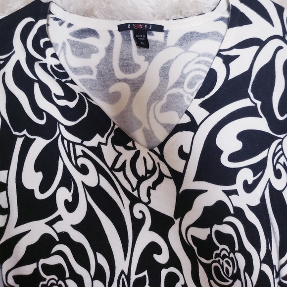 Cyrus Size XL Long Sleeve V Neck Soft Fine Knit - Picture 2 of 5